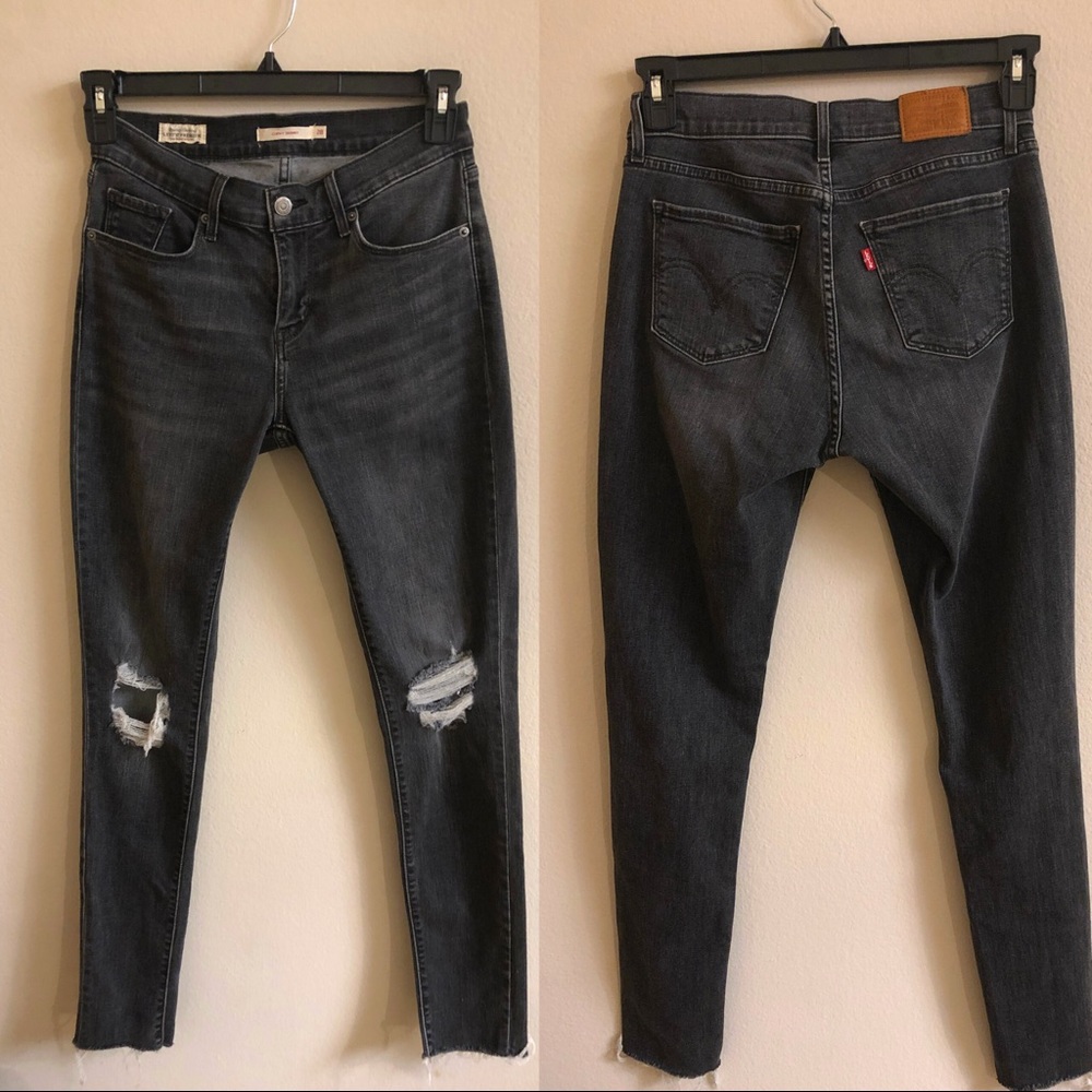 Levi’s Stretch ‘Curvy Skinny’ Destroy Jean